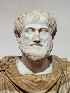 Roman copy in marble of a Greek bronze bust of Aristotle by Lysippus, c. 330 BC.